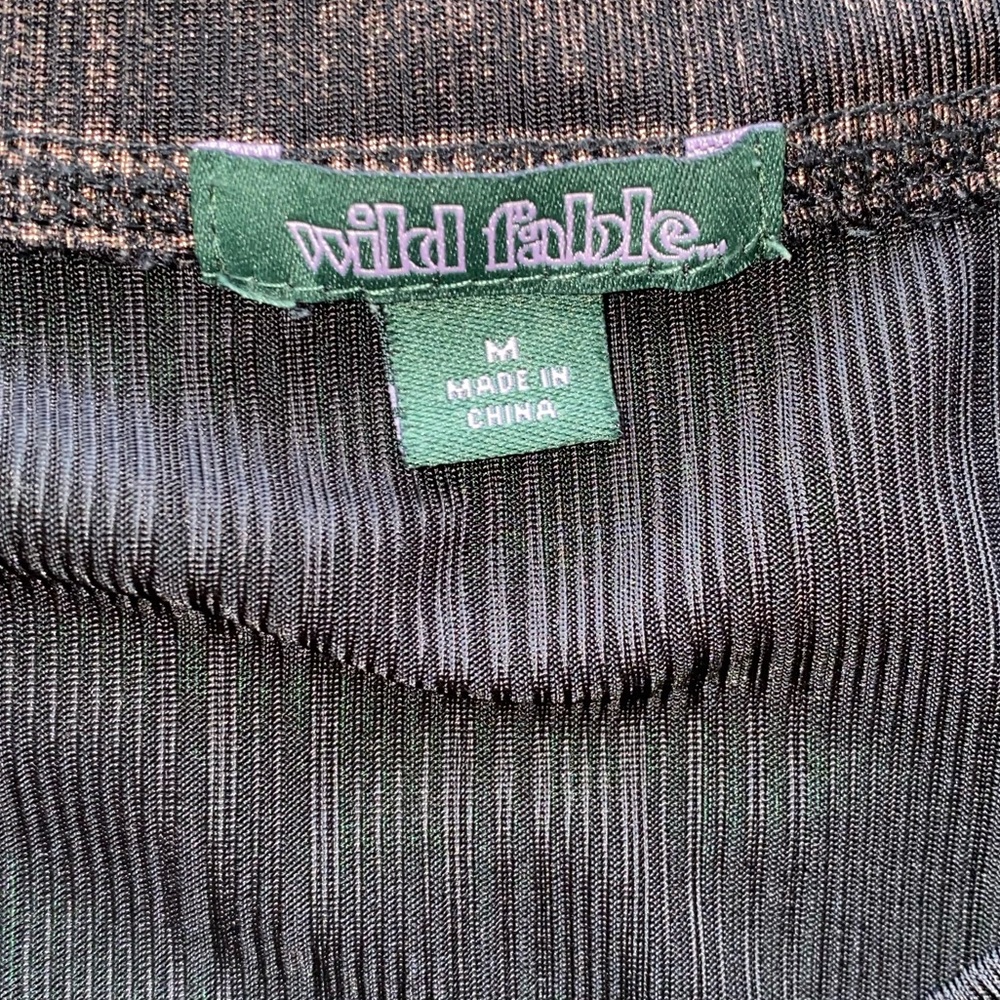 3/$20 Wild Fable Metallic Bronze Crop Top - Picture 5 of 6